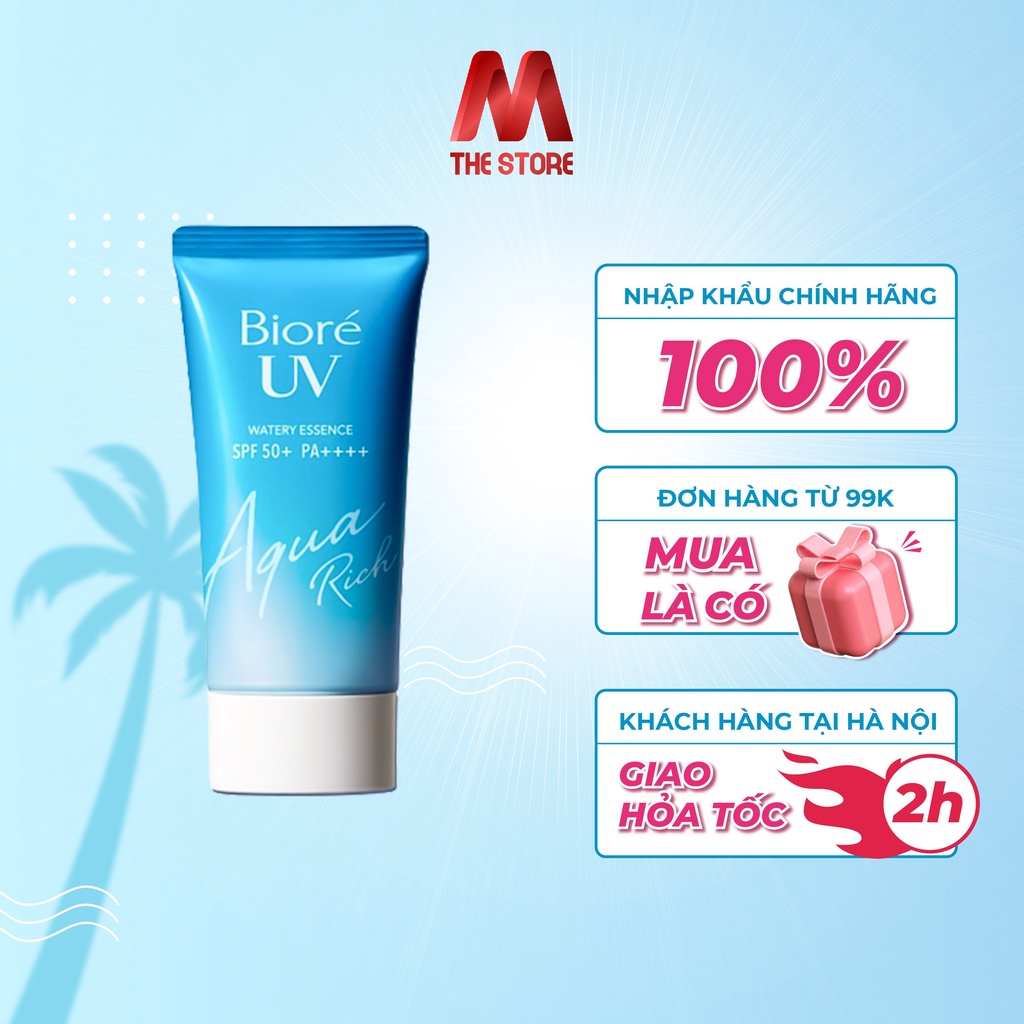 Kem chống nắng Biore UV Aqua Rich Watery Essence Nhật Bản SPF 50+/ PA++++ 50g