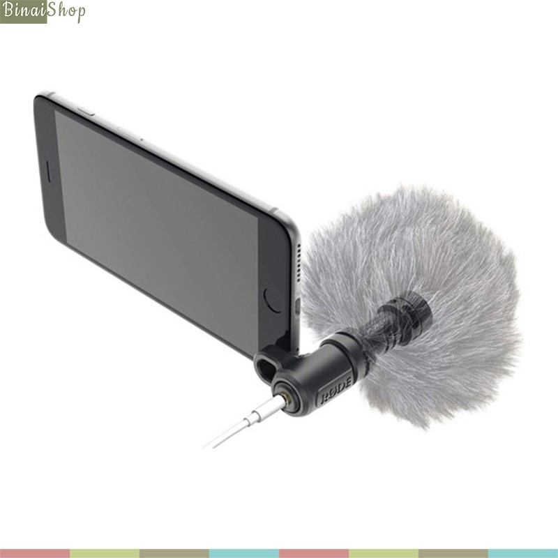 Rode Videomic ME - Micro Cho Điện Thoại Smartphone Giắc Cắm TRRS, Cổng Kiểm Âm Trực Tiếp, Hướng Thu Cardioid Lọc Tạp Âm