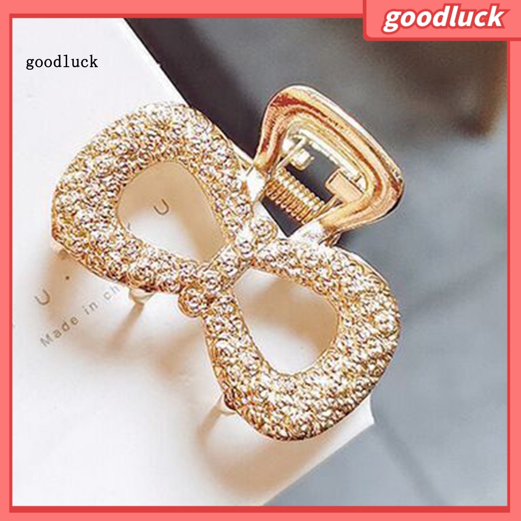 Chúc may mắn| Kẹp Tóc Hình Nơ / Chữ Nhật / Trái Tim / Mặt Trăng / Elip Đơn Giản Cho Nữ