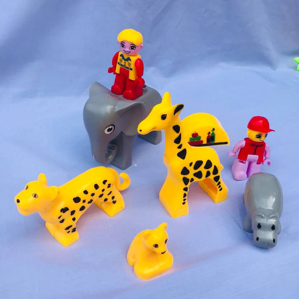 BỘ GHÉP HÌNH VƯỜN THÚ BLOCKS HAPPY ZOO 69 CHI TIẾT –GIA DỤNG RẺ[TIỆN ÍCH VÀ RẺ]