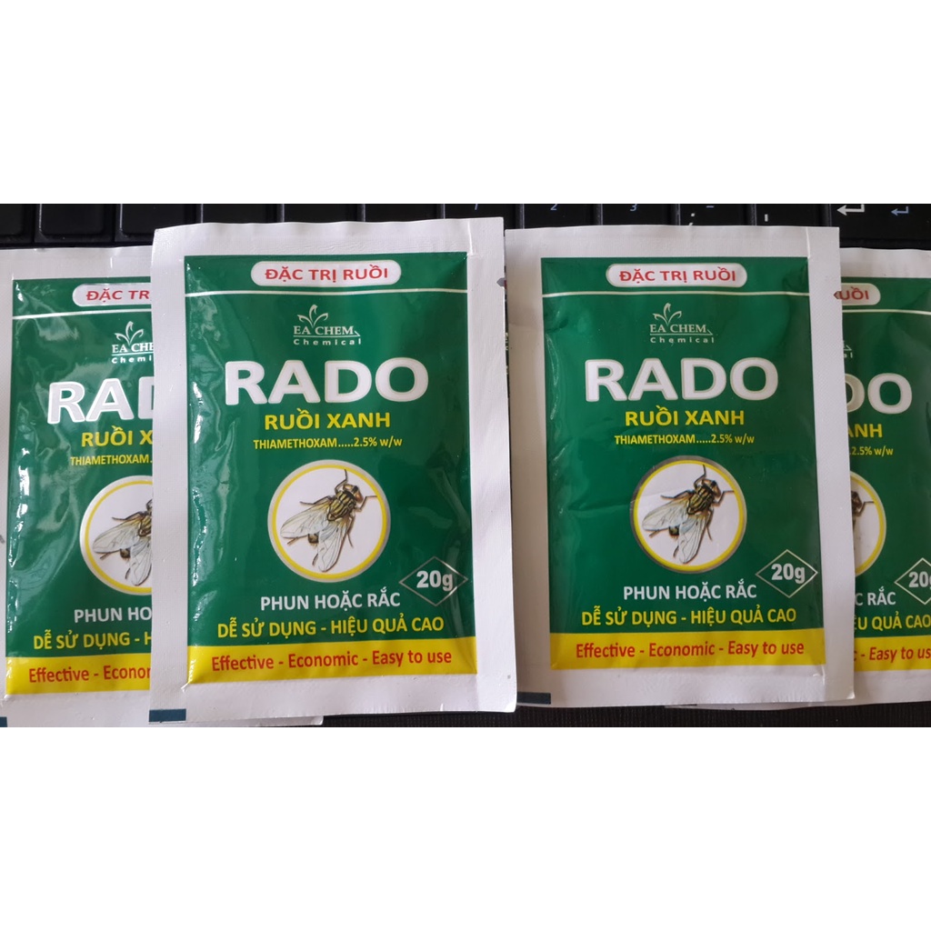 SET 3 GÓI Thuốc diệt ruồi xanh rado 20gr