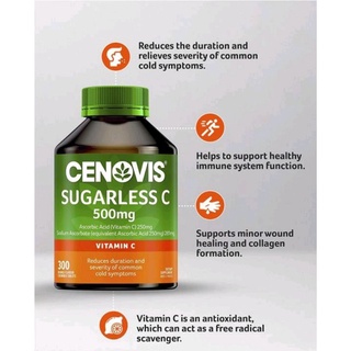 Date xa vitamin c không đường cenovis của úc 300 viên - ảnh sản phẩm 3