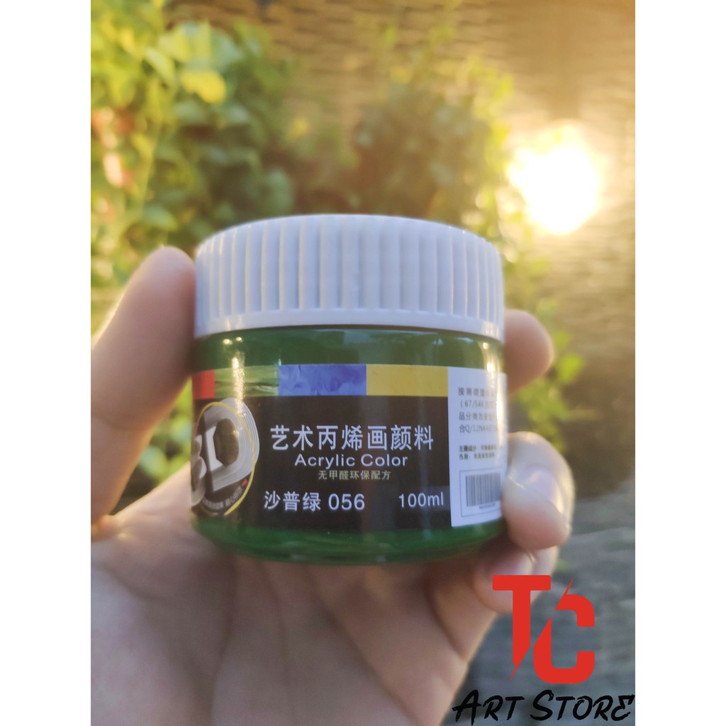 Màu Acrylic 3D hũ 100ml bảng 1