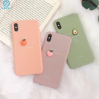 Ốp điện thoại TPU mềm họa tiết trái bơ cho Xiaomi Redmi 7 Note 8 Pro Xiaomi Mi 9 A3 Lite Mi CC9 CC9E