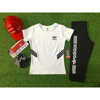 Bộ đồ tập nữ adidas, quần lửng