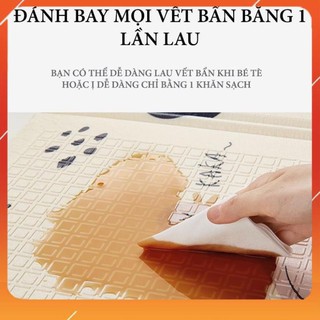 MẸ VÀ BÉ -  Thảm xốp cho bé XPE gấp gọn tấm lót trải sàn 2 mặt chống thấm chống trơn hàn quốc phủ silicon 1m8 * 2m