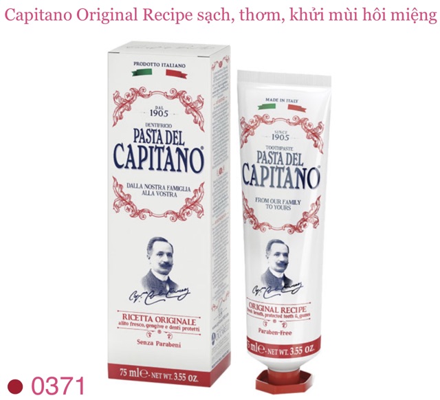 Kem đánh răng CAPITANO 1905 ITALY 75ml