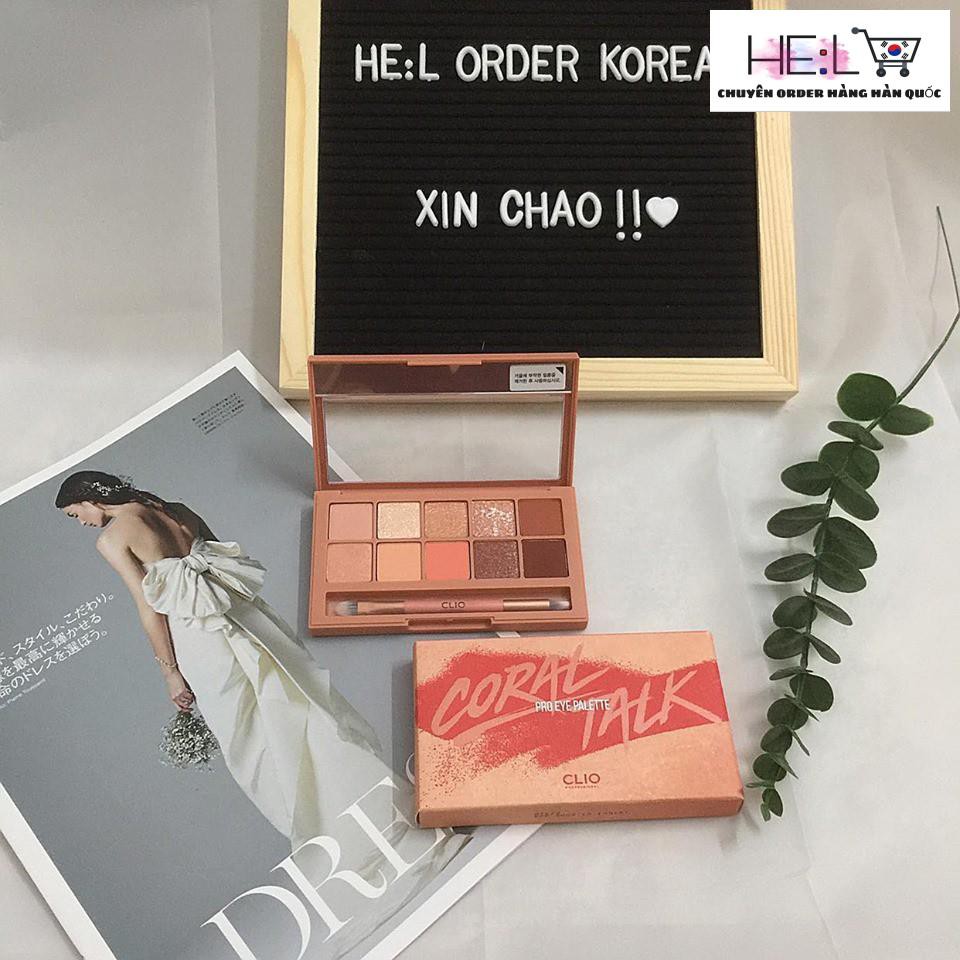 Bảng Phấn Mắt 💖FREESHIP💖 Bảng Phấn Mắt Clio Simply Pink Pro Eye Palette 10 ô(0,6gx10)