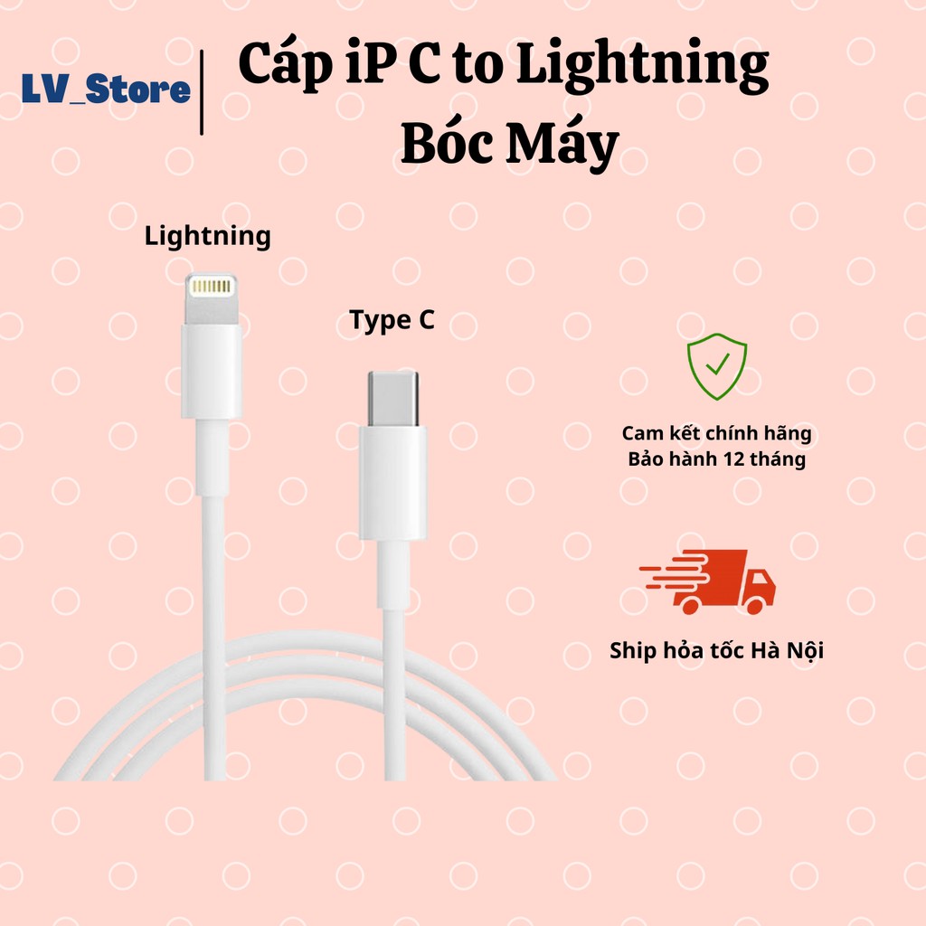 [Chính Hãng] Cáp Type C to Lightning Bóc Máy 11Pro-11Pro Max