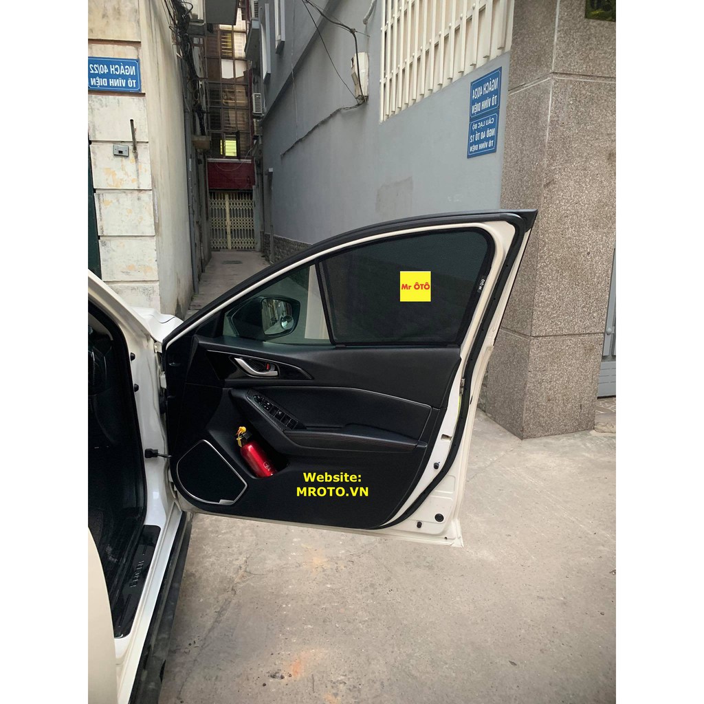 RÈM CHE NẮNG NAM CHÂM CHO XE MAZDA 3 ALL NEW 2015-2019. BẢO HÀNH 2 NĂM TOÀN QUỐC