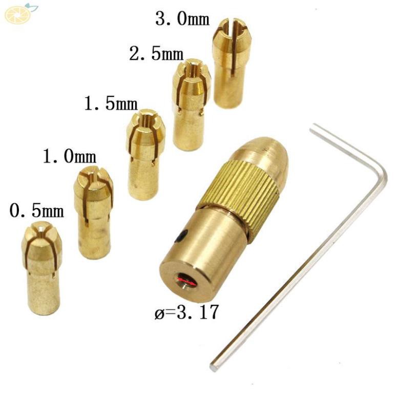 Bộ đế giữ mũi khoan chất liệu đồng 2.35mm 0.5-3mm siêu bền