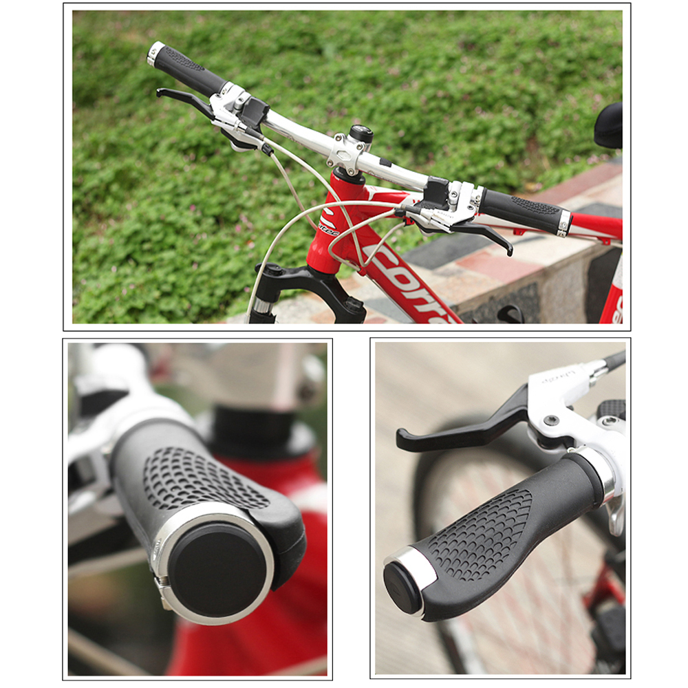 Cặp vỏ bọc tay lái xe đạp bằng cao su chống trượt nhiều màu tùy chọn