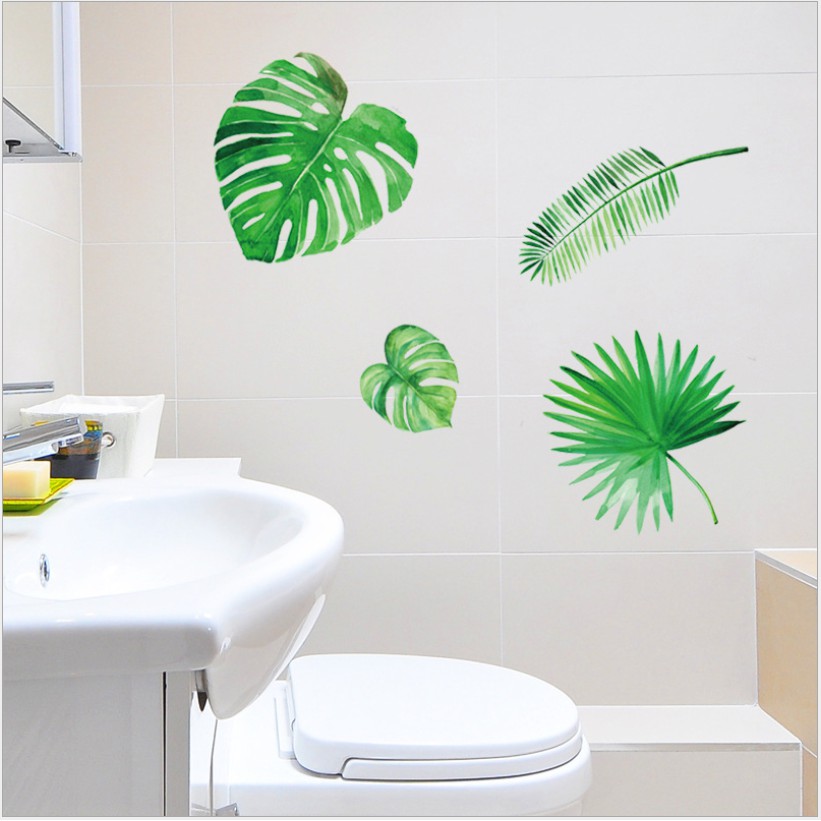 Decal dán tường - Lá rời cỏ dương xỉ mới nhỏ