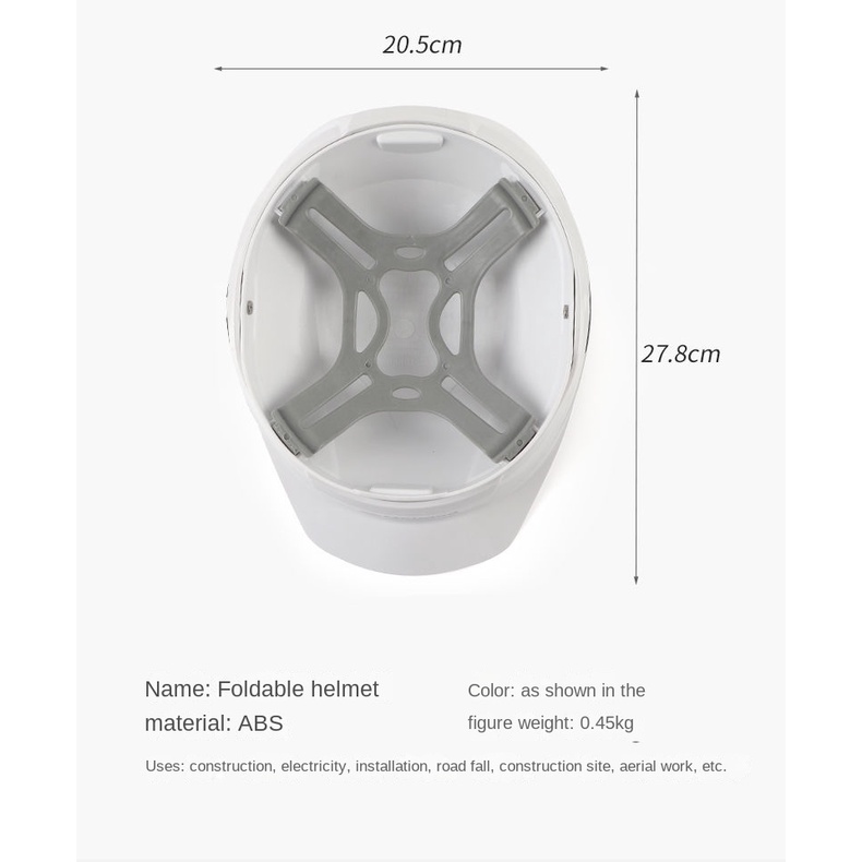 Nón Bảo Hiểm Bảo Hộ Lao Động Có Thể Gấp Lại Được GM729