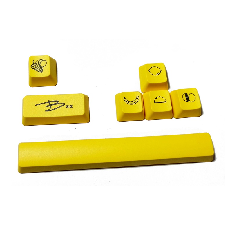 Nút Bàn Phím Cách PBT 6 25U 7 Nút Nhiều Màu Sắc Cho Bàn Phím Cơ