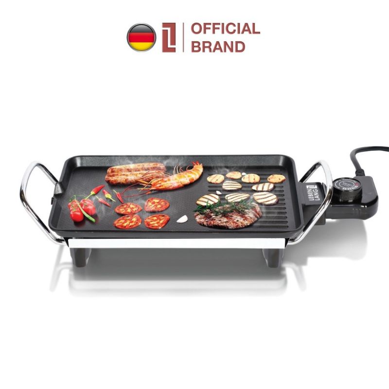 Bếp nướng điện không khói Lebenlang thương hiệu Đức, công suất 700W hàng chính hãng bao lỗi đổi