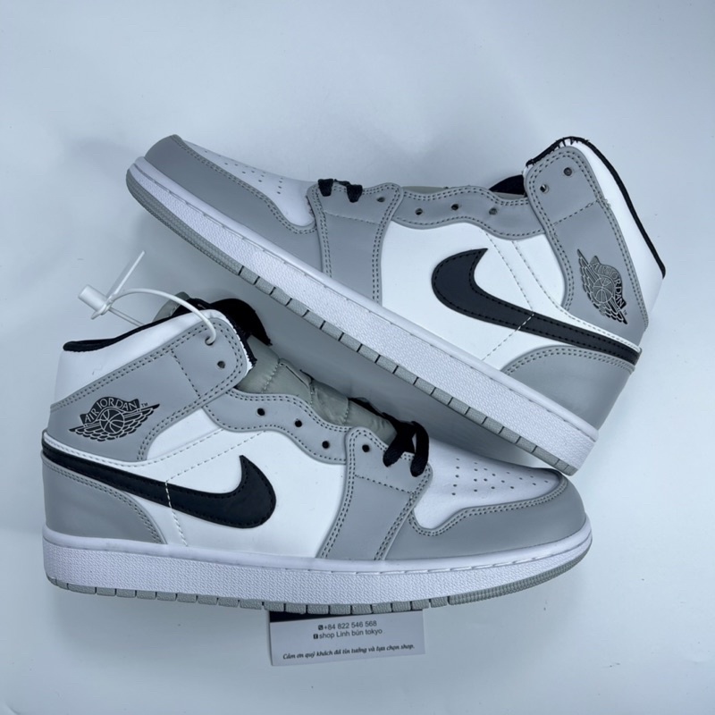 Giày thể thao jd1 smokegrey xám cổ cao