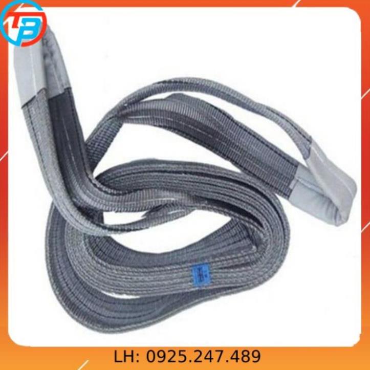 Dây cáp vải cẩu hàng 4 Tấn - bản 100mm - Hệ số 5:1 - 5 Mét CÁP THÉP Thái Bình VinàN