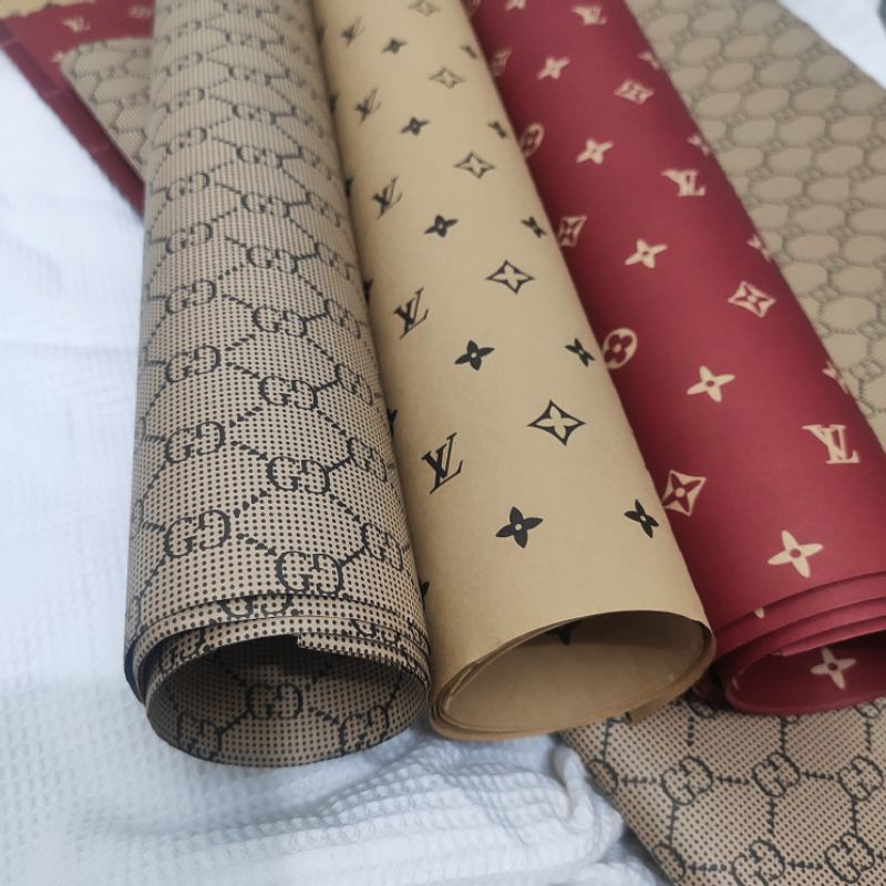 Cuộn 10 tờ GIẤY GÓI QUÀ (50x70cm), bao tập sách vở chất liệu giấy Kraft dày dặn