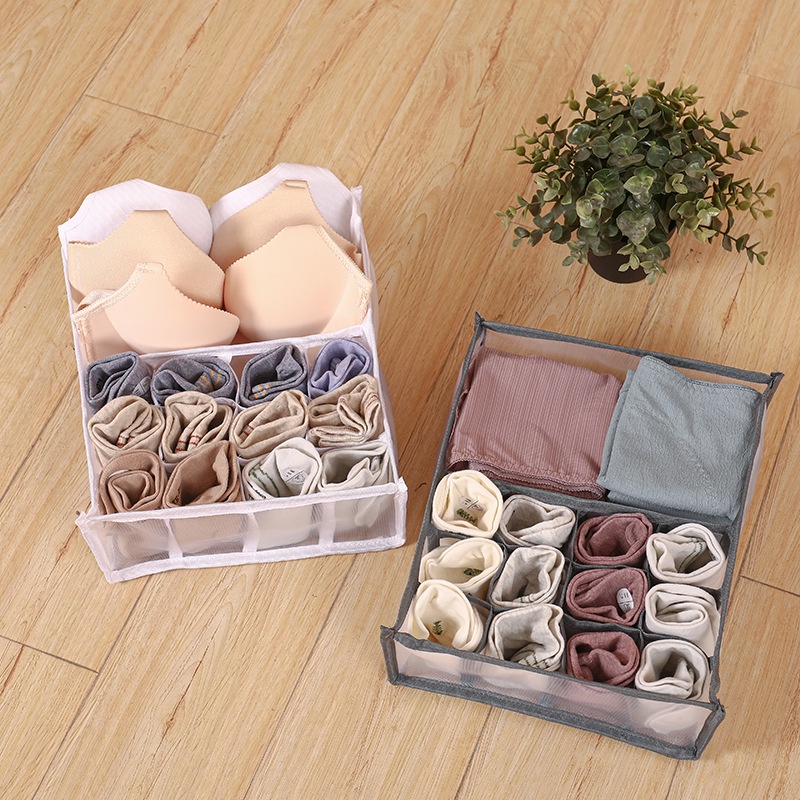 Hộp Đựng Quần Áo Lót Sắp Xếp Gọn Gàng Cho Ngăn Kéo Tủ Quần Áo