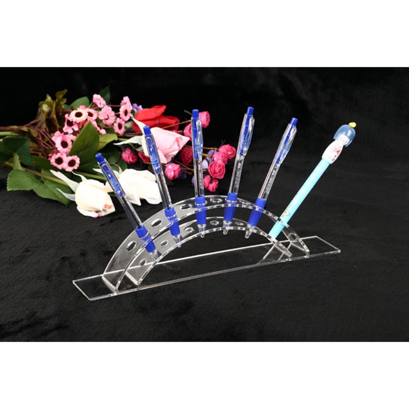 Giá Đỡ Trưng Bày Bút Bằng Acrylic 2 Tầng 12 Ngăn Đa Năng Tiện Dụng