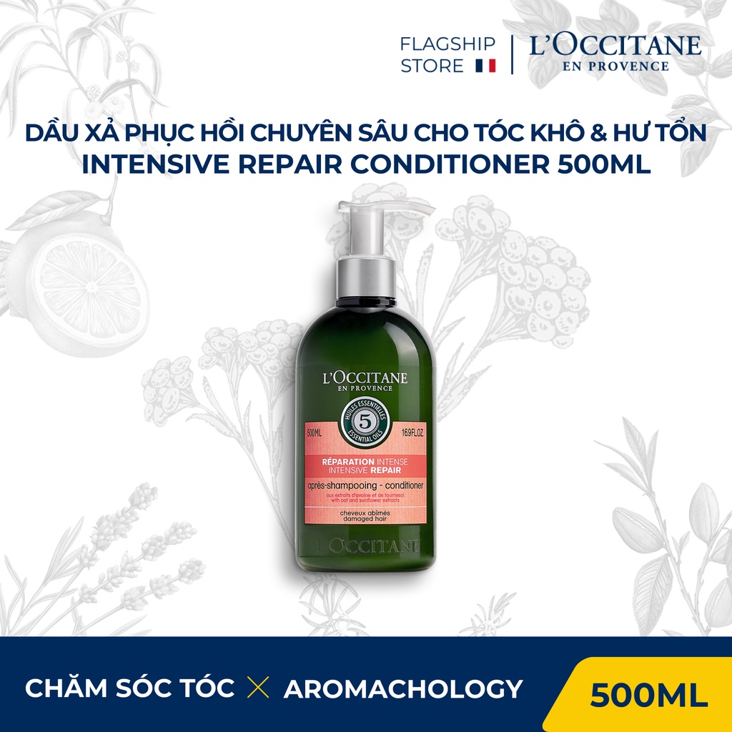 Dầu xả Phục hồi tóc khô và hư tổn L'Occitane Aroma Repairing 500ml