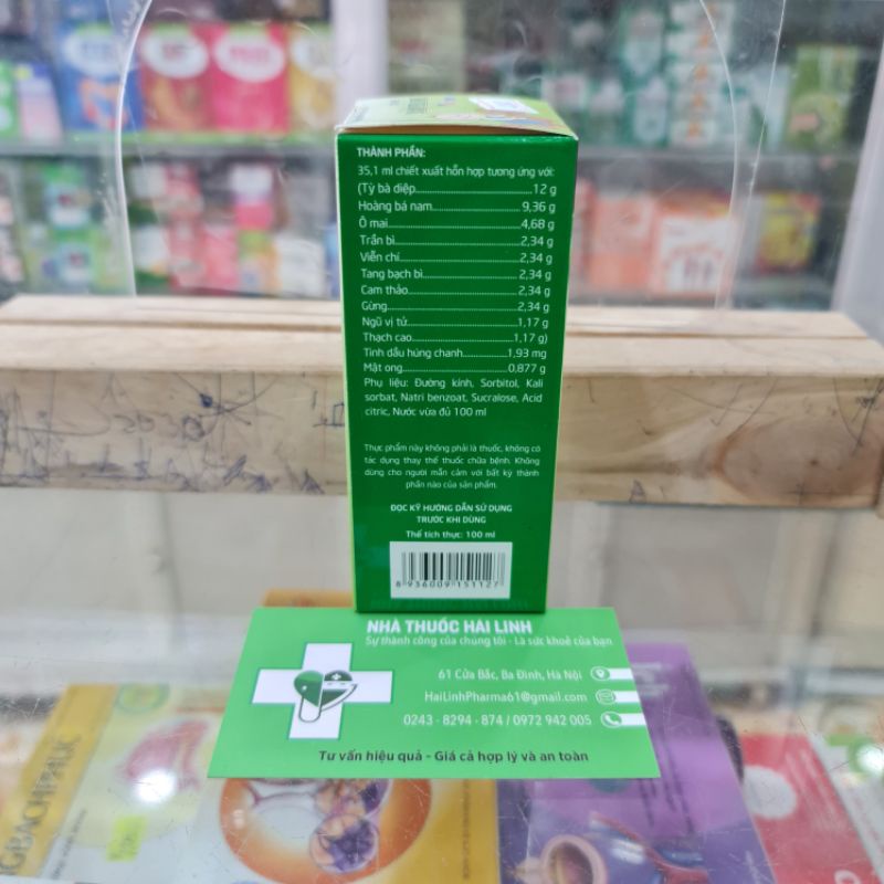 Bổ Phế Bảo Thanh Trẻ Em ⚡ Tặng quà ⚡ Chai 100ml Giảm ho, long đờm dùng được cho cả trẻ sơ sinh đến 16 tuổi