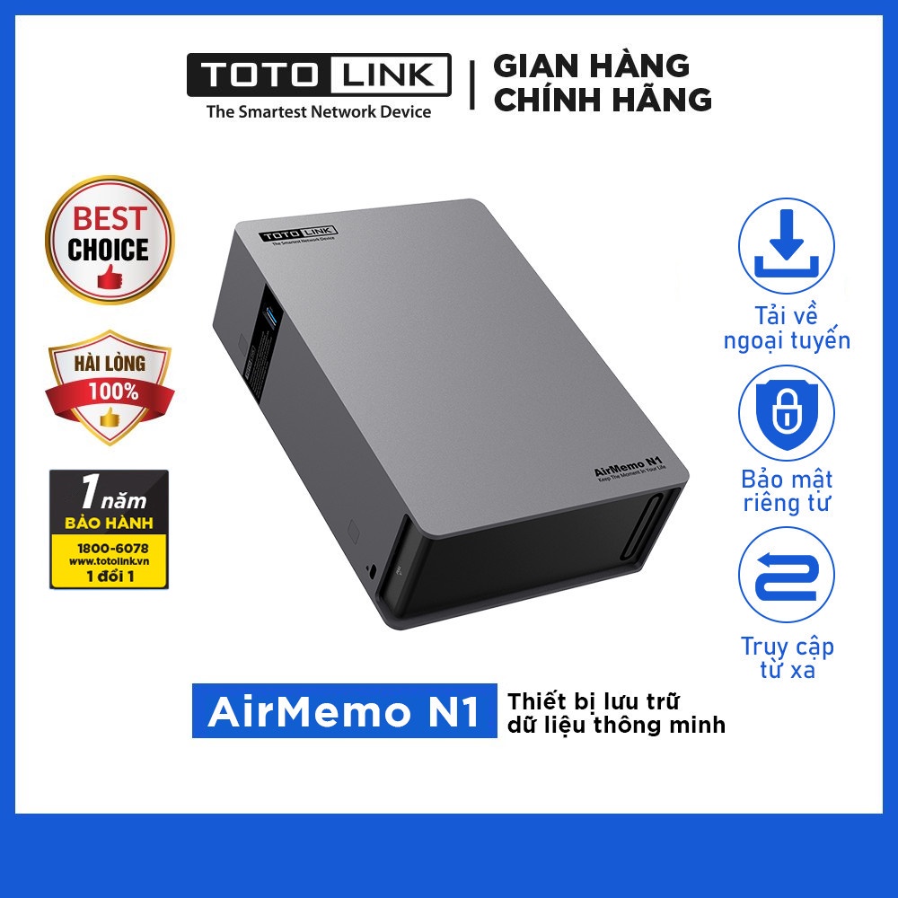 Thiết bị lưu trữ dữ liệu thông minh AirMemo N1 - HÀNG CHÍNH HÃNG