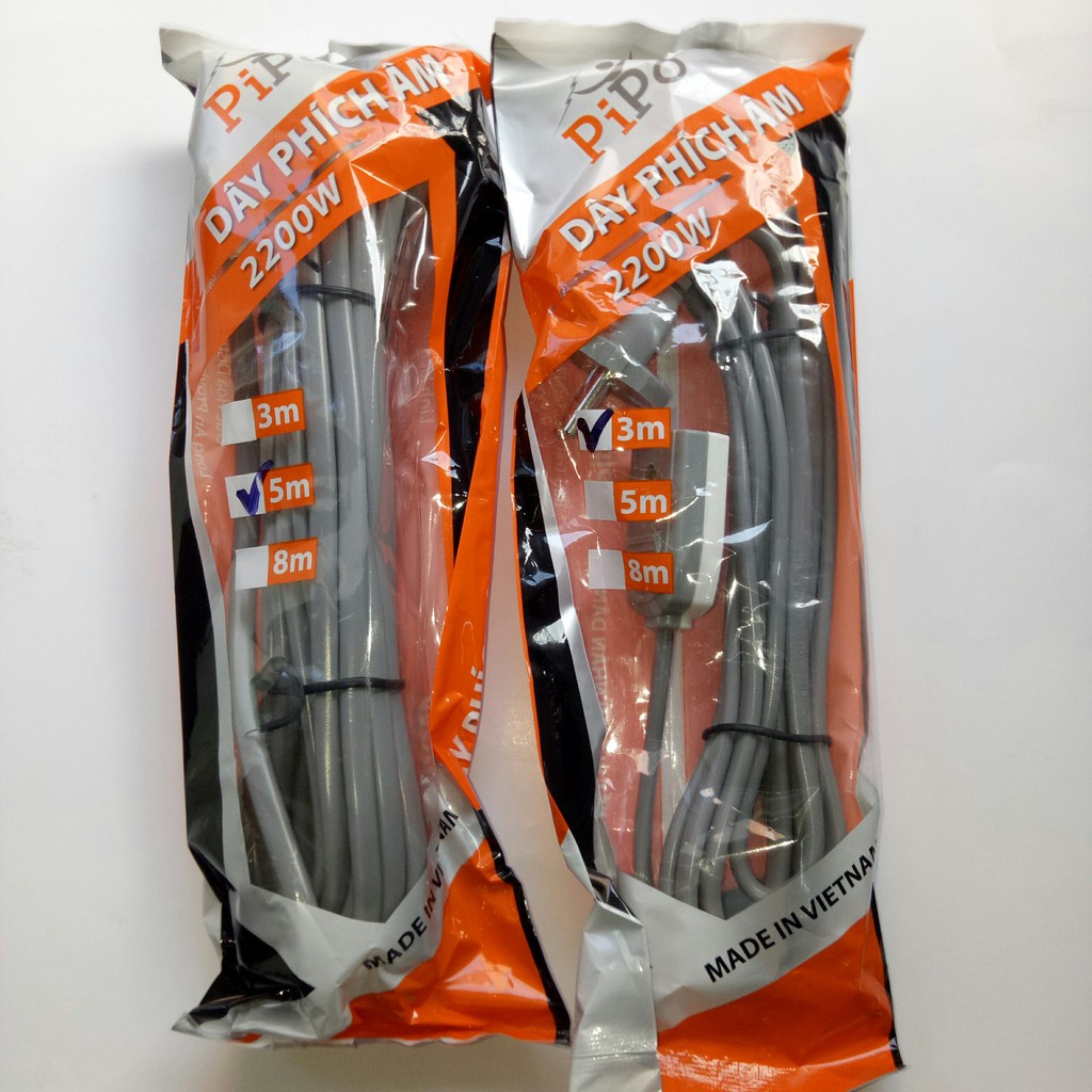 Dây nguồn liền phích âm-phích cái 3M, 5M PiPO