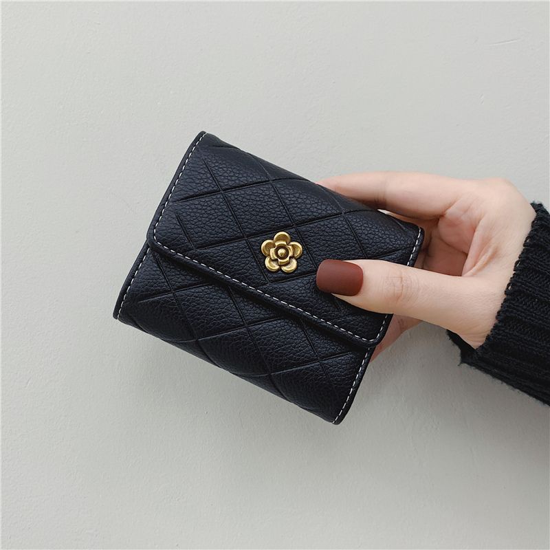 Ví đựng card ví nữ mini hình hoa ví nữ cao cấp đa chức năng