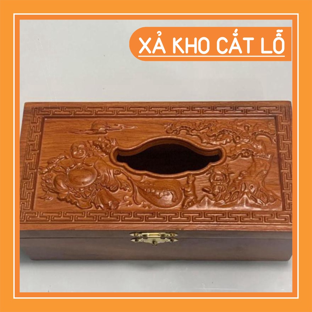 Hộp Đựng Khăn Giấy (Giấy Ăn) Bằng Gỗ Hương Sang Trọng/Đẹp Để Bàn