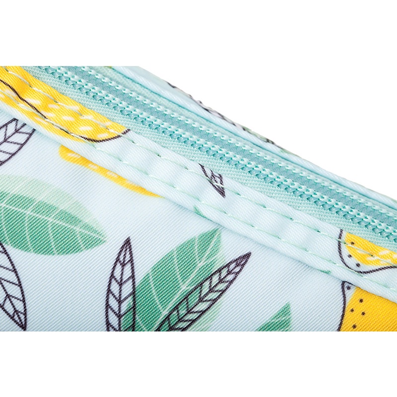 Set 2 Túi Đựng Mỹ Phẩm Bằng PVC Trong Suốt Chống Thấm Nước Họa Tiết Hoạt Hình Dễ Thương