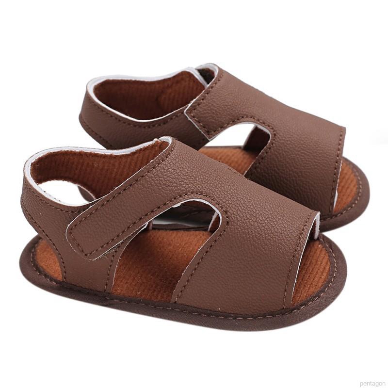 Giày sandal da PU mềm mại cho bé trai