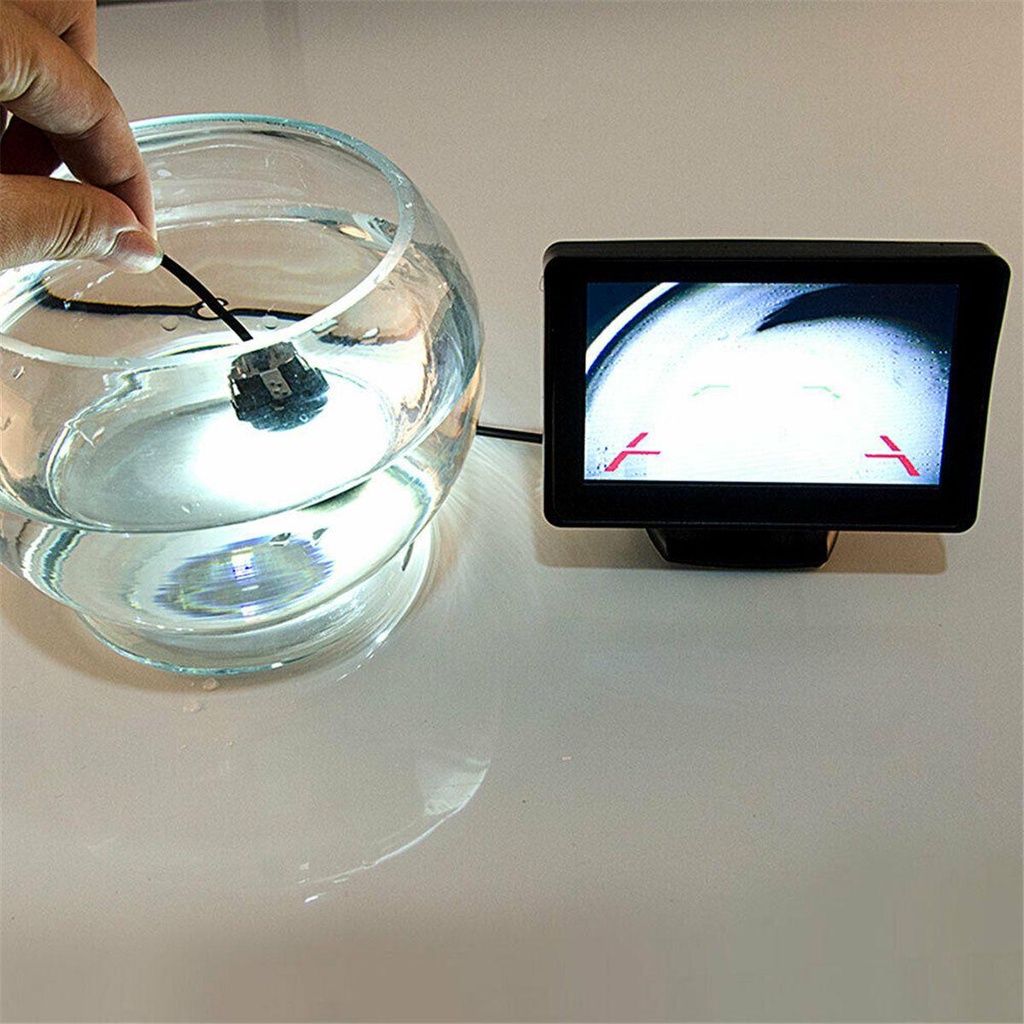 MYRONGVN Camera Chiếu Hậu Chống Nước Kèm Dây Cáp Cho Xe Hơi