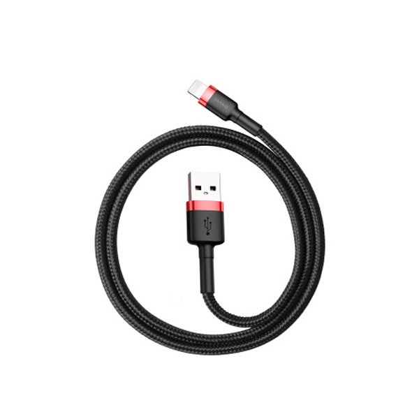 Dây Sạc Baseus Cafule CALKLF Hỗ Trợ Sạc Nhanh 2.4A, Cáp Sạc Baseus Dài 1M Chính Hãng Bảo Hành 12 Tháng Lỗi 1 Đổi 1