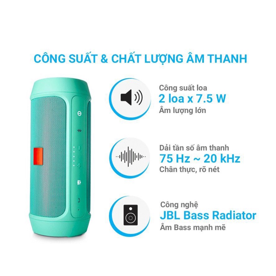 Loa Bluetooth Không Dây Charge 3 Mini Vỏ Nhôm Nghe Nhạc Hay Âm Thanh Chất Lượng Hỗ Trợ Cắm Thẻ Nhớ Và Usb