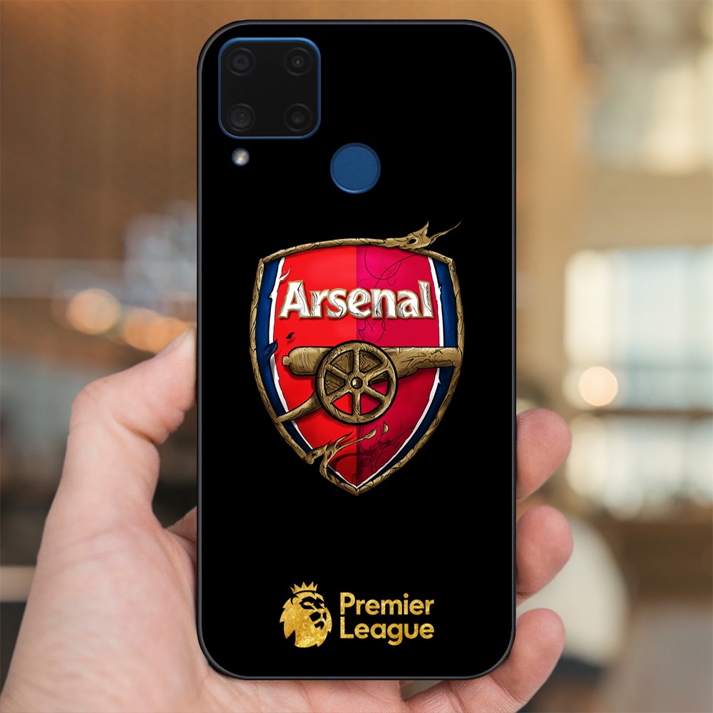 Ốp lưng Realme C15 viền đen in hình Arsenal FC