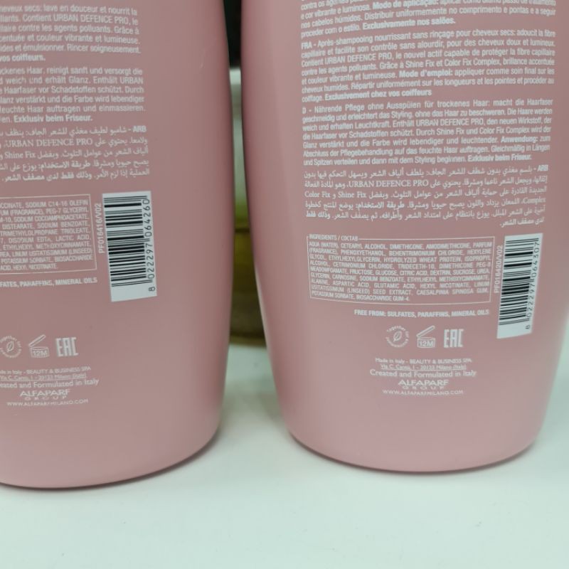 DẦU GỘI VÀ KEM XẢ KHÔ ALFAPARF MILANO DÀNH CHO TÓC KHÔ XƠ MOISTURE 2018 1000ML*2