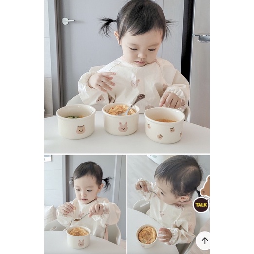 BÁT SỨ / HŨ SỨ ĂN DẶM DOTTODOT - MADE IN