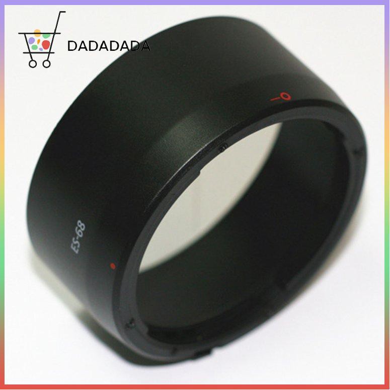 Black Mini Professional Durable ES-68 Lens Hood For Canon lens 50mm f/1.8