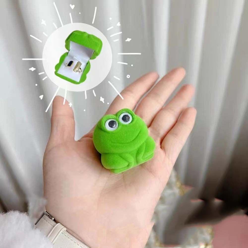 Hộp Đựng Trang Sức Hình Chú Ếch Dễ Thương