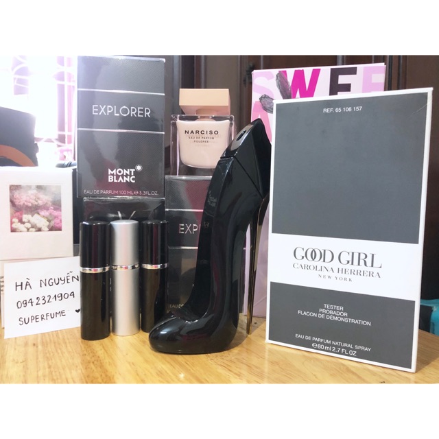 Nước hoa Carolina Herrera Good Girl EDP Test 5ml/10ml/20ml ❄𝑴𝒊𝒏𝒊𝒔𝒕𝒐𝒓𝒆𝟐𝟎𝟓 ❄ | Thế Giới Skin Care