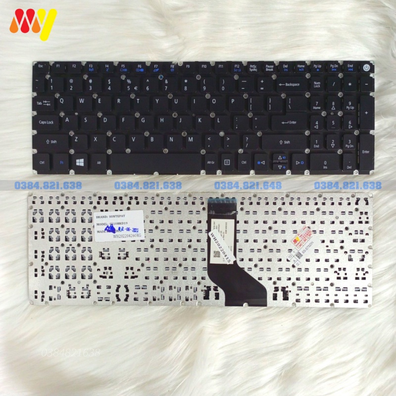 Bàn phím laptop Acer Aspire E5-573 E5-722 E5-772 V3-574G E5-532G E5-722 E5-522 E5-574 NEW 100%