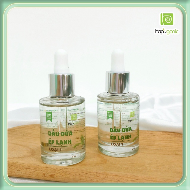 Dầu Dừa Ép Lạnh Cao Cấp Hapu Organic 30ml