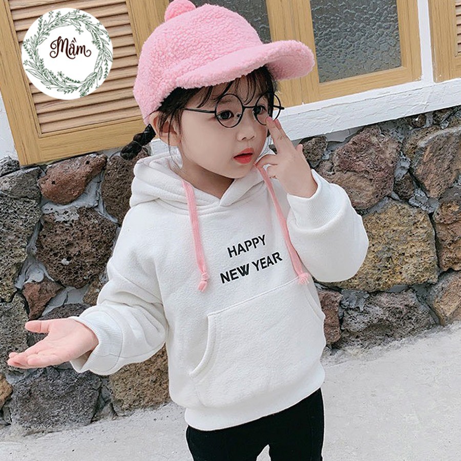 Bộ nỉ Hoodie Mầm Store danh cho bé trai và gái từ 14 đến 26kg