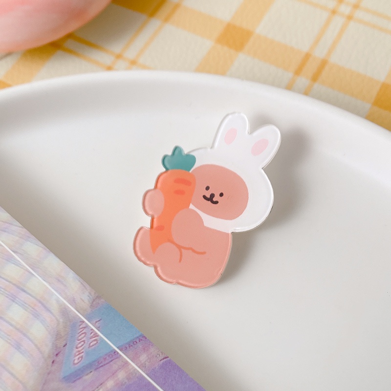 Ghim Cài Áo Bằng Acrylic Hình Hoạt Hình Dễ Thương Cho Bé
