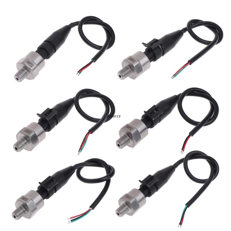 ✿ Bộ Cảm Biến Áp Suất Thủy Lực Bằng Thép Không Gỉ 100psi Đa Chức Năng Cho Dầu / Nhiên Liệu / Khí / Nước / Áp Suất