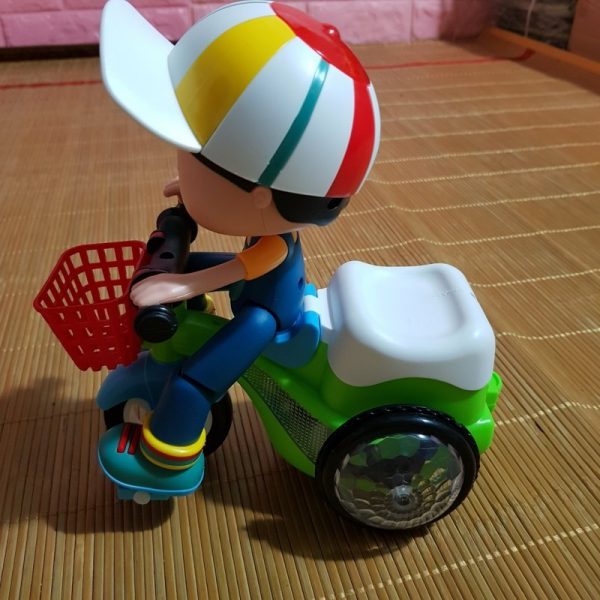 Đồ chơi phát nhạc cậu bé đi xe đạp TIÊN TIÊN STORE có đèn led và nhạc sôi động