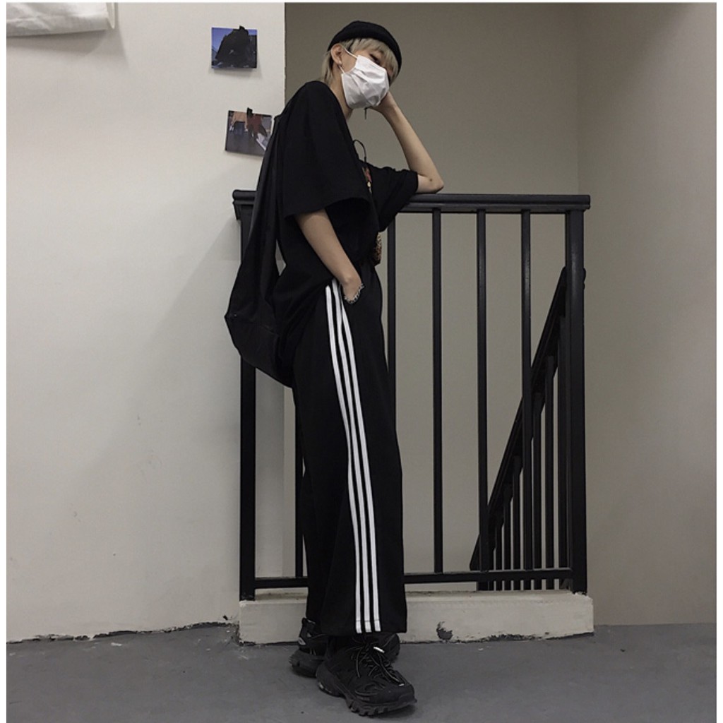 Quần ống rộng unisex ONEZ jogger thể thao bó chun OQ2 | BigBuy360 - bigbuy360.vn