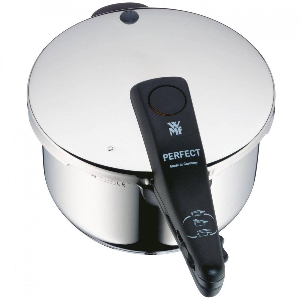 Nồi áp suất WMF Perfect dung tích 4.5L chất liệu thép Cromargan sang trọng, nhập Đức chính hãng
